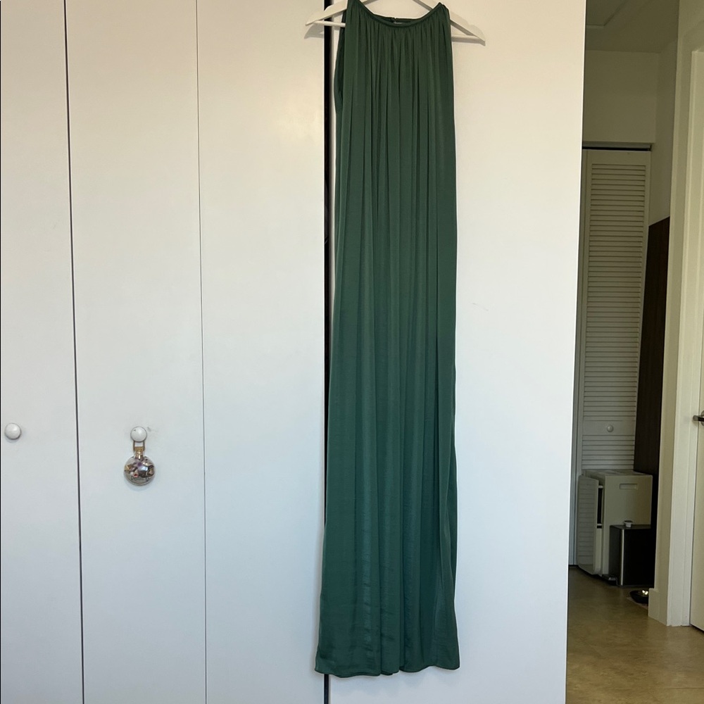 Elegant Green Maxi Dress